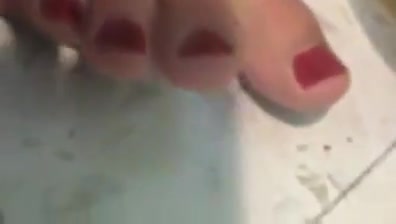 My sexy feet in gold heels