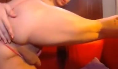 Big booty redhead fingers ass strokes