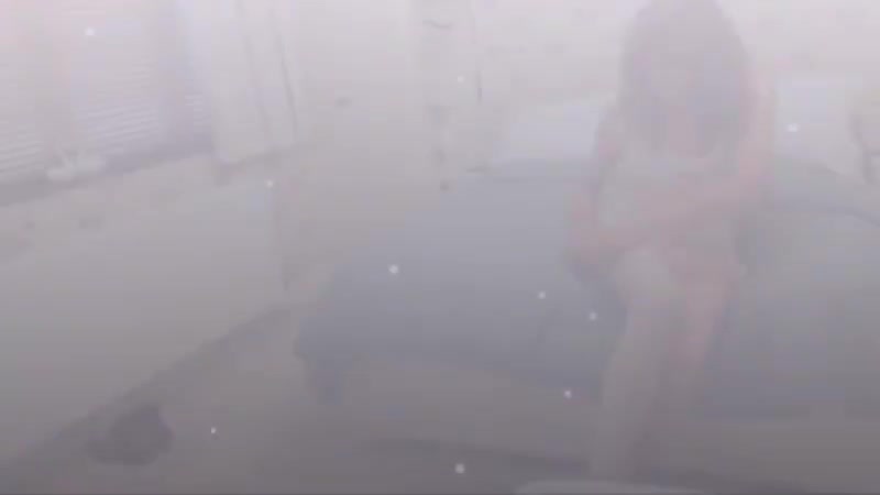 Trannie slips into her lingerie masturbate with