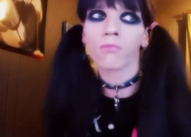 Crazy Cum Gobbling Goth Girl
