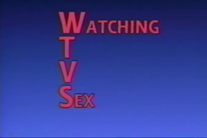 Watching TV Sex (Vintage VHS)