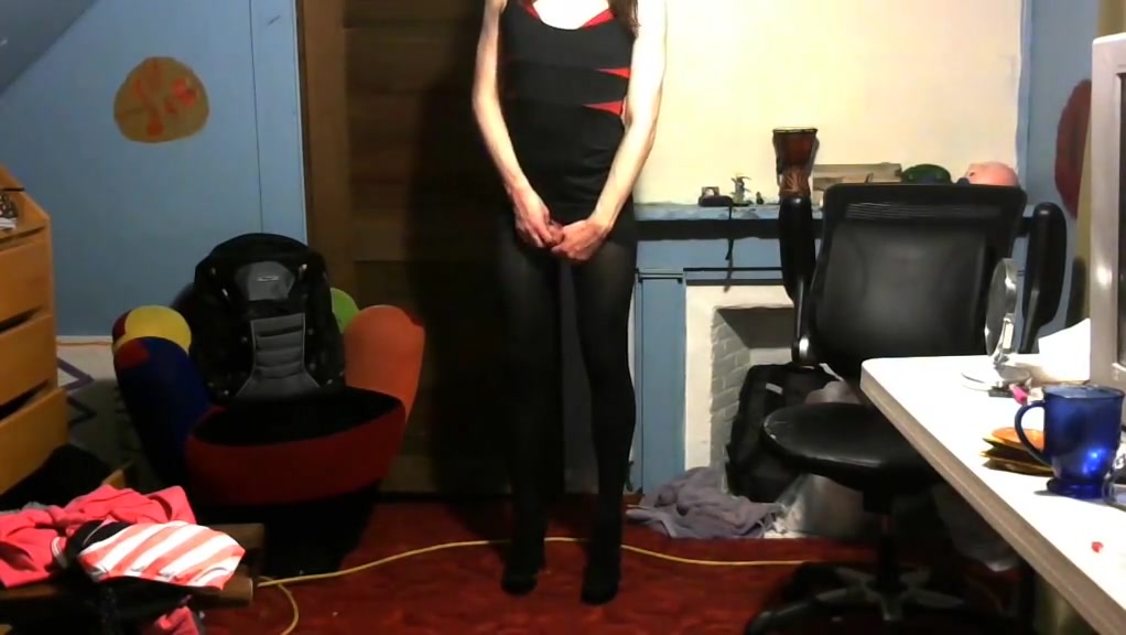 Femboy slut tight dresses whore heels