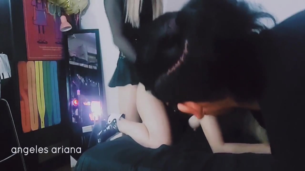 My Ts Friend Helps Me With A Blowjob To A Monster Cock. Active Heterosexual Man Has A Threesome With A Woman And 10 Min With Ariana Angel