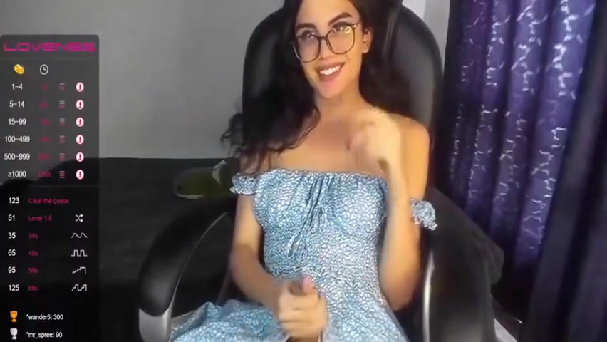 Huge Shaft Tgirl Jerking Off On Webcam