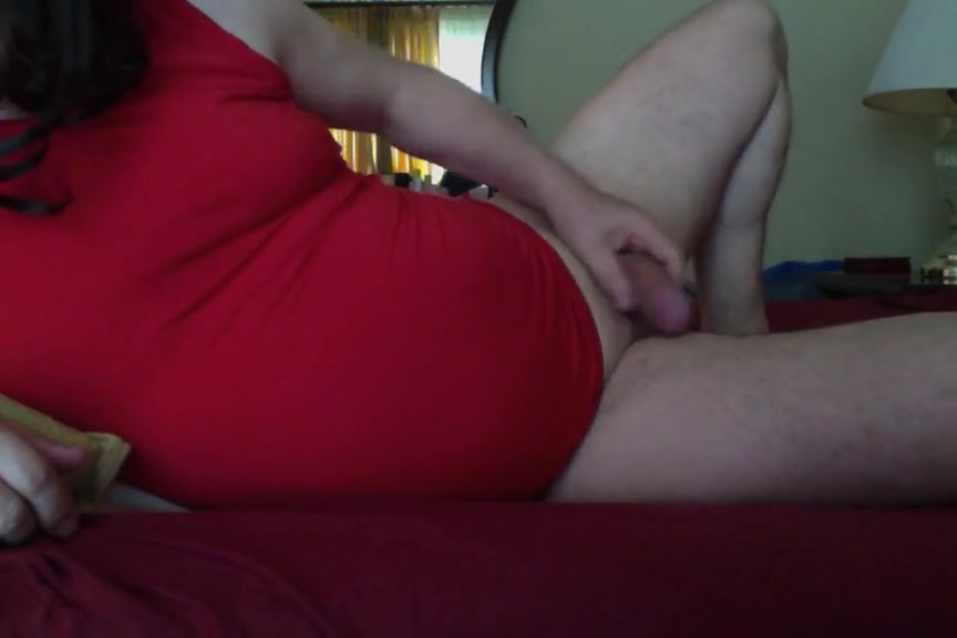 sissy in red