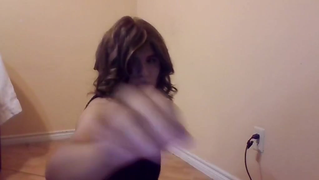 Myself being a naughty tranny before going to a job meeting