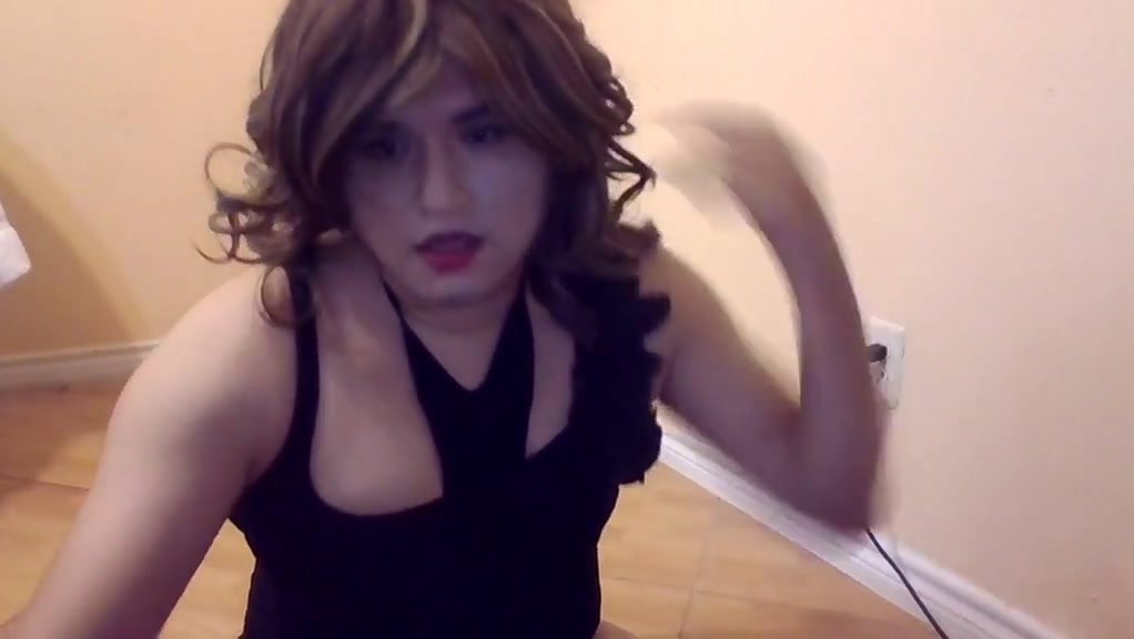 Myself being a naughty tranny before going to a job meeting