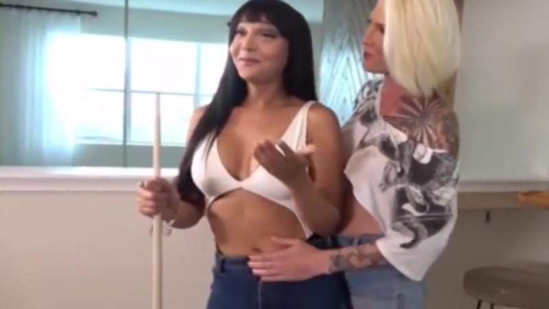 Shemales on a pool table