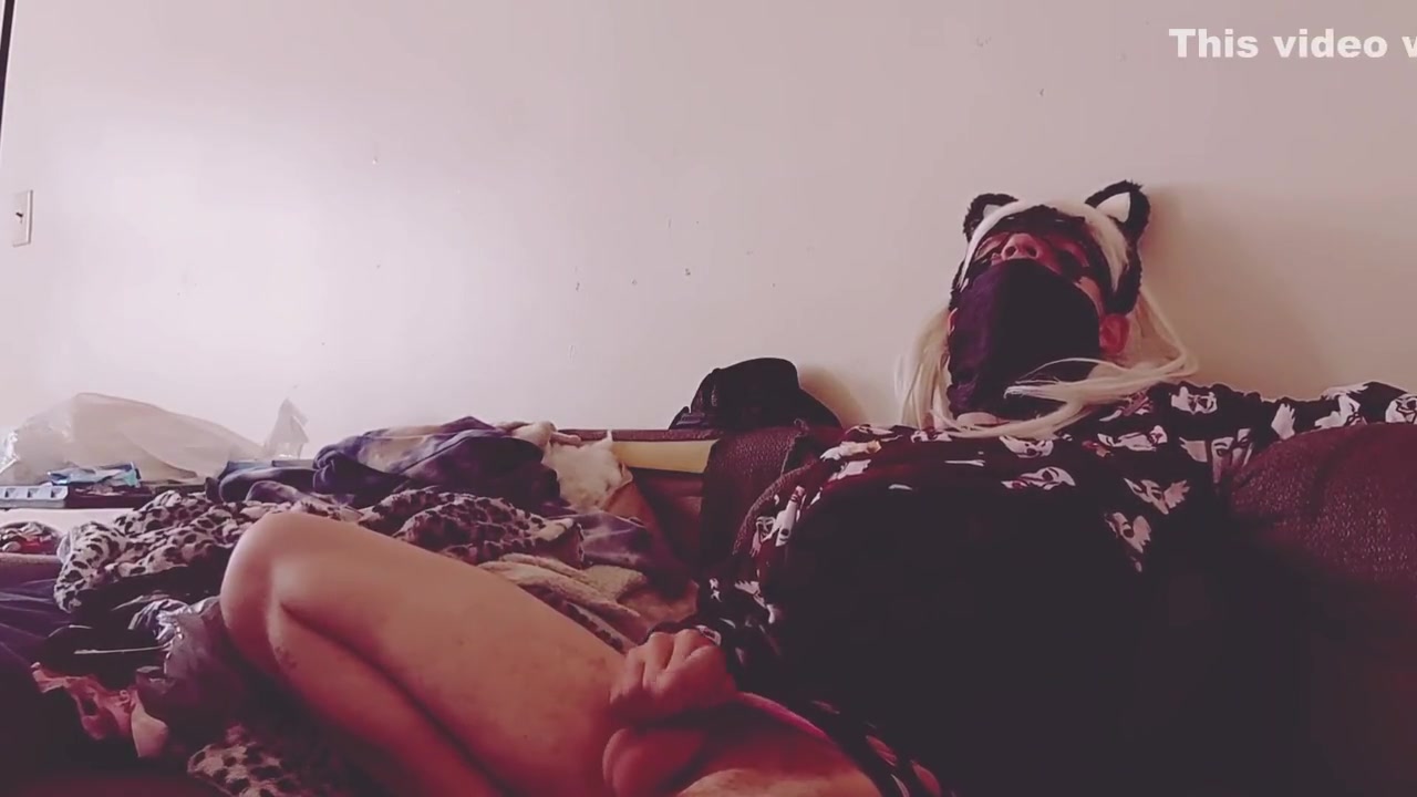 Sissy Crossdressing Boy Being A Happy Slut