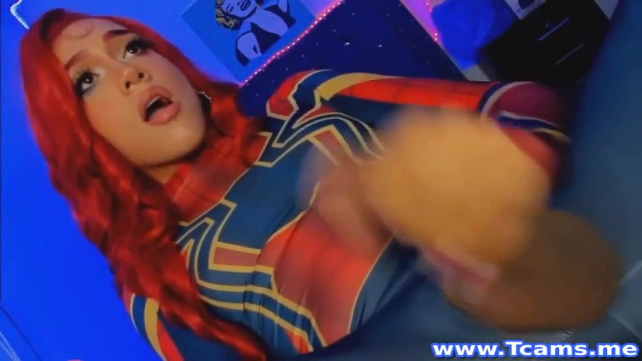 Shemale Model Wanking Her Hard Cock