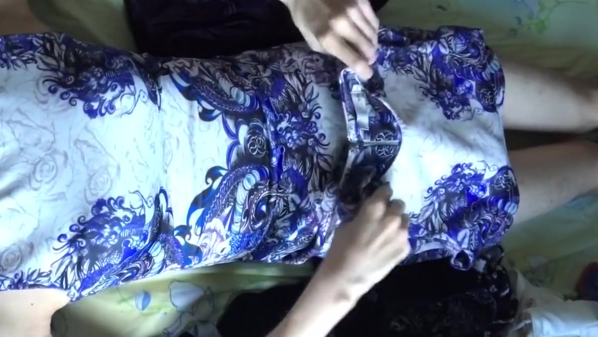 Masturbating with girlfriend s clothes