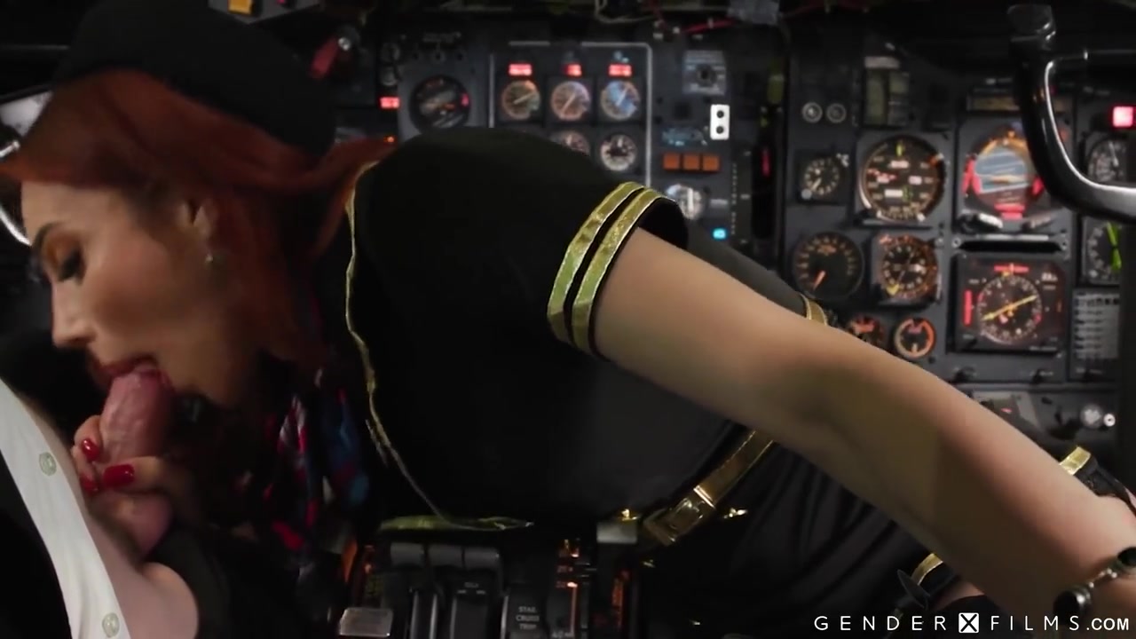 Ariel Demure In Trans Am Stewardess Is One Kinky Bitch
