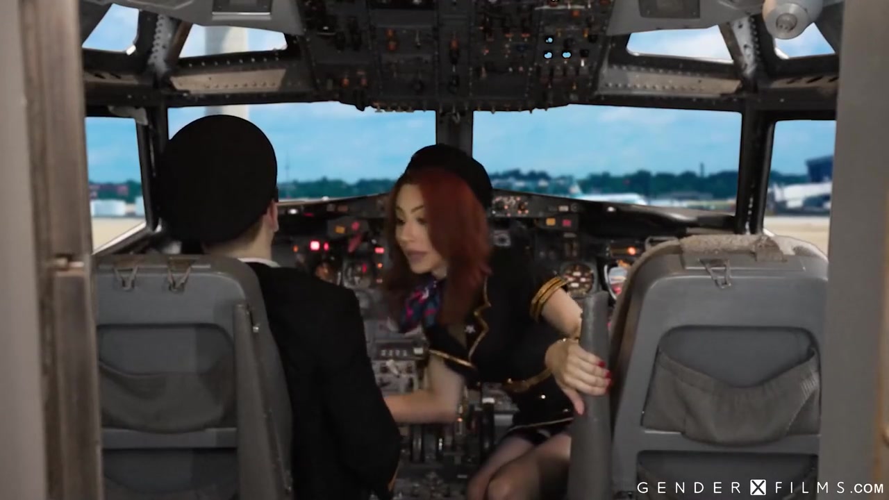 Ariel Demure In Trans Am Stewardess Is One Kinky Bitch