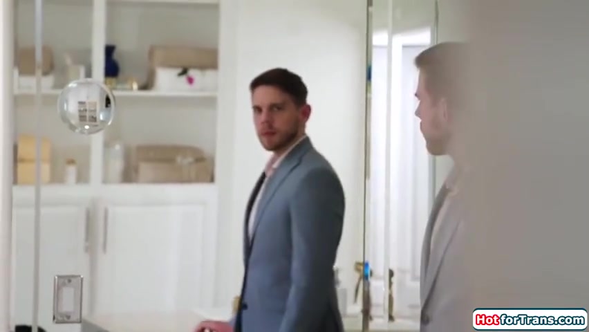 Big T And Brittney Kade - I Watch My Boss Busty Tgirl Wife Shower