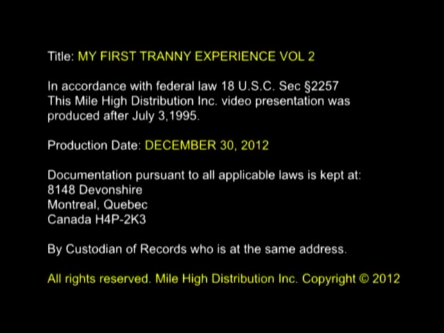 My 1 st Tranny Experience 2
