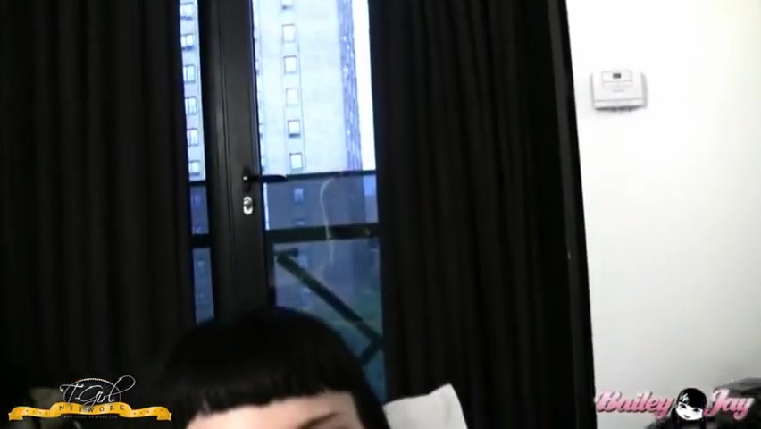 Hot teen 18+ Tranny Hot Anal Bead Insertions And Cock Strok With Bailey Jay