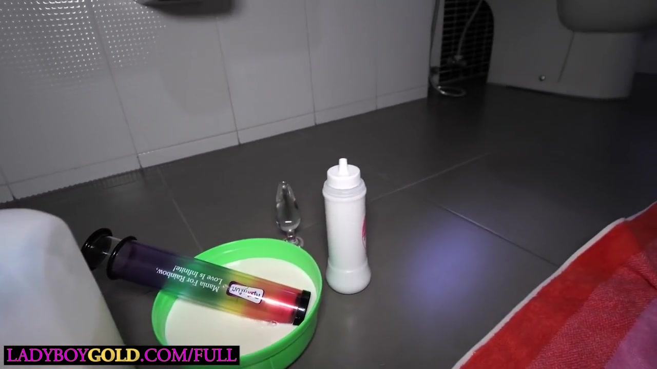 Dee Dee - Squirting Milk From Hot Asian Ladyboy Her Asshole While Fucking Her