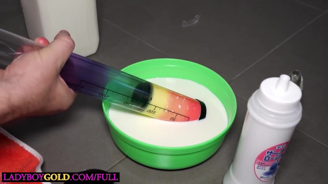 Dee Dee - Squirting Milk From Hot Asian Ladyboy Her Asshole While Fucking Her