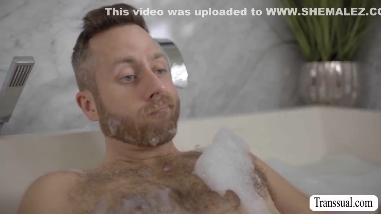 Trans Blonde Seduces Husbands Friend To Fuck