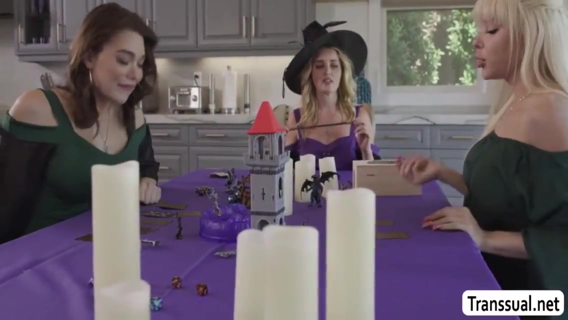 Brittney Kade, Emma Rose And Sheila Lin - 18 Yr Old Gets Fucked By Two Busty Shemale 10 Min