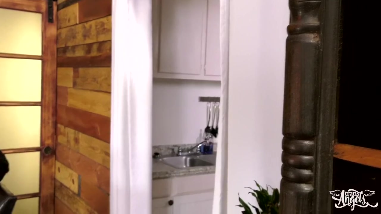 Domino Presley - Wears Her Lingerie & Gives Her Husband His Favorite Meal Her Big Cock