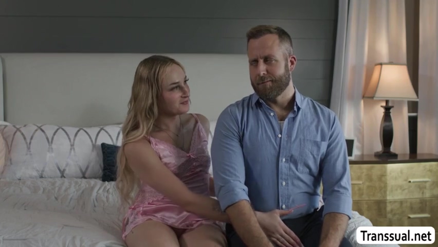 Bareback Fucks Ts On Bed With Joel Someone And Haven Rose