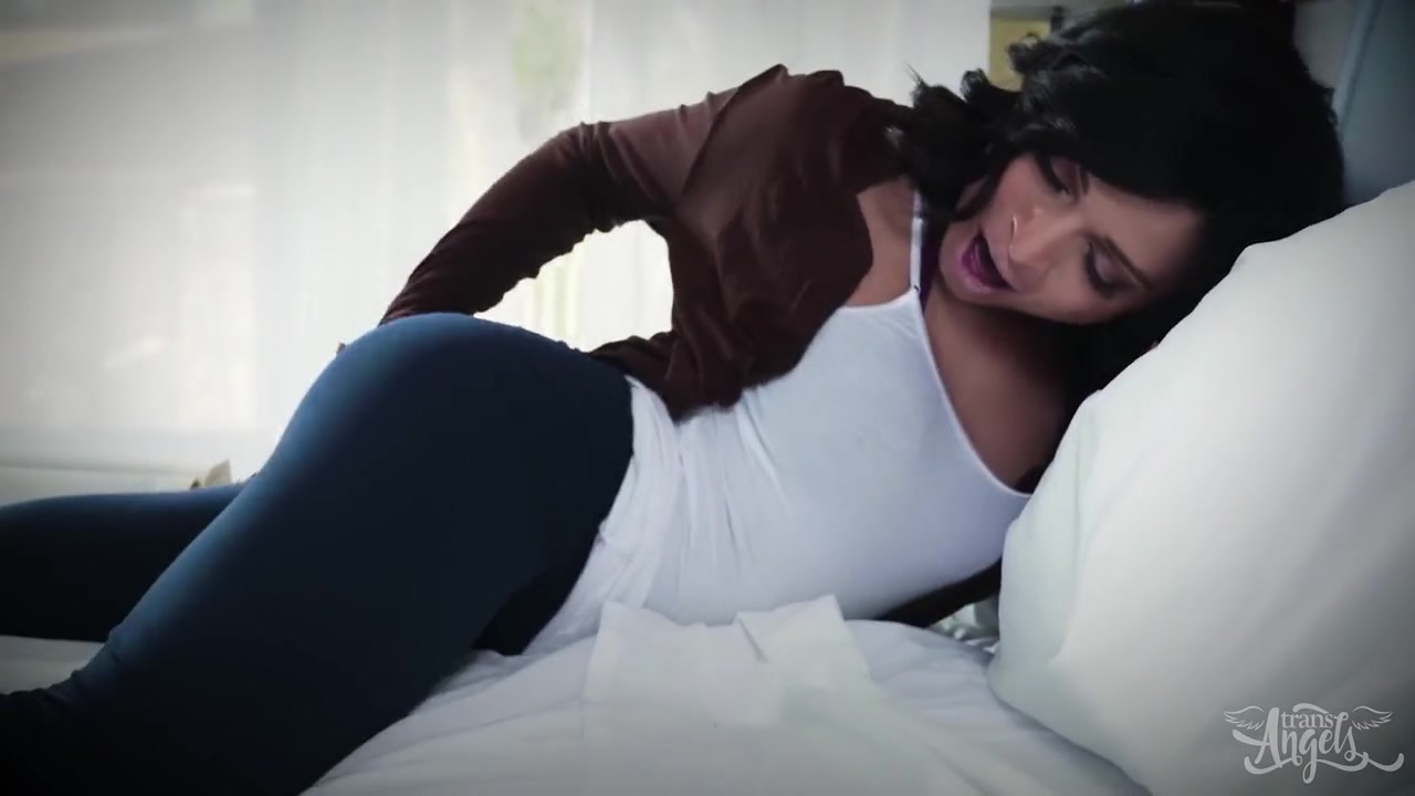 Gets Bored Reading Her Book So She Starts Playing With Her Dick - Valentina Mia