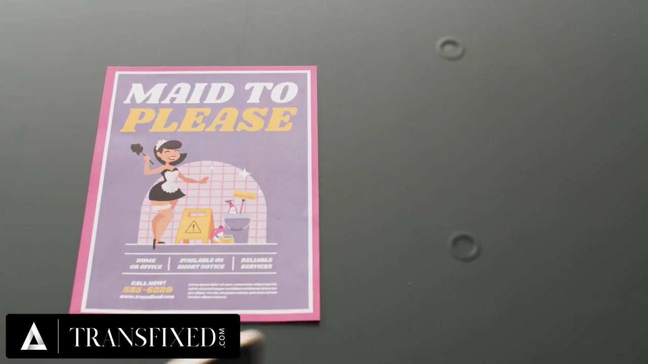 Dirty Mind And Ember Fiera In Rich & Lonely Single Trans Has A Towards Her Sexy New Maid