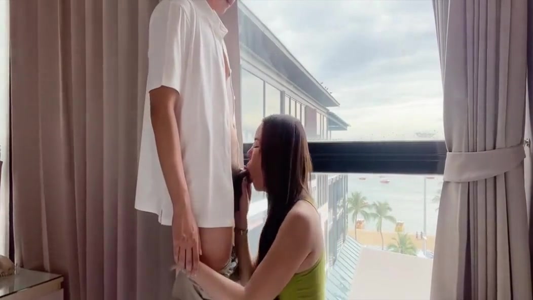 Busty Japanese Tgirl Gets Fucked In A Hotel Room