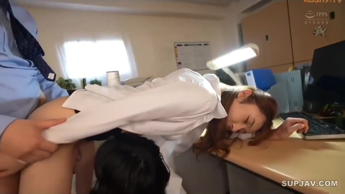 Japanese New-half Gets Banged In The Office