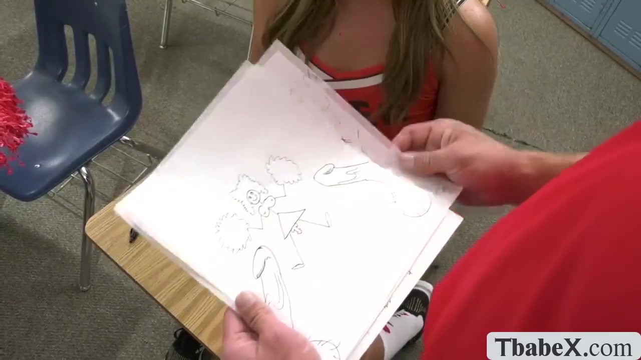 Teacher Gets Warm Blowjob And Analed Ts Cheerleader