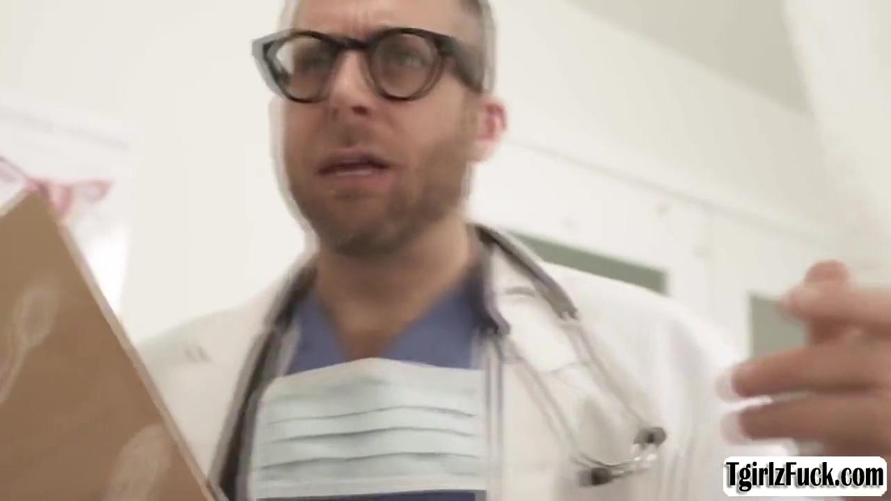 Trans Cummer Bareback Ass Sex Fucks By Her Doctor With Kasey Kei