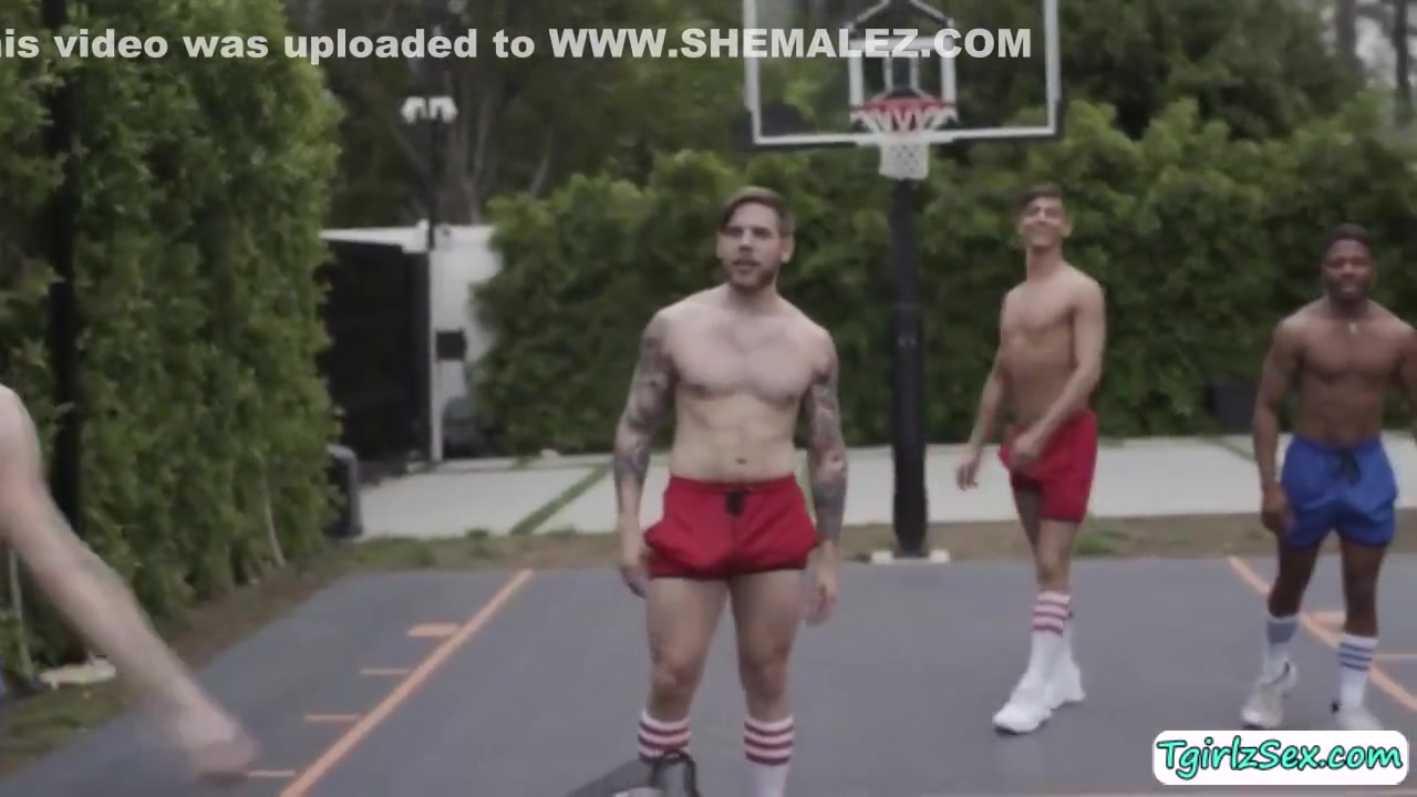 3some Interracial On The Ball Court