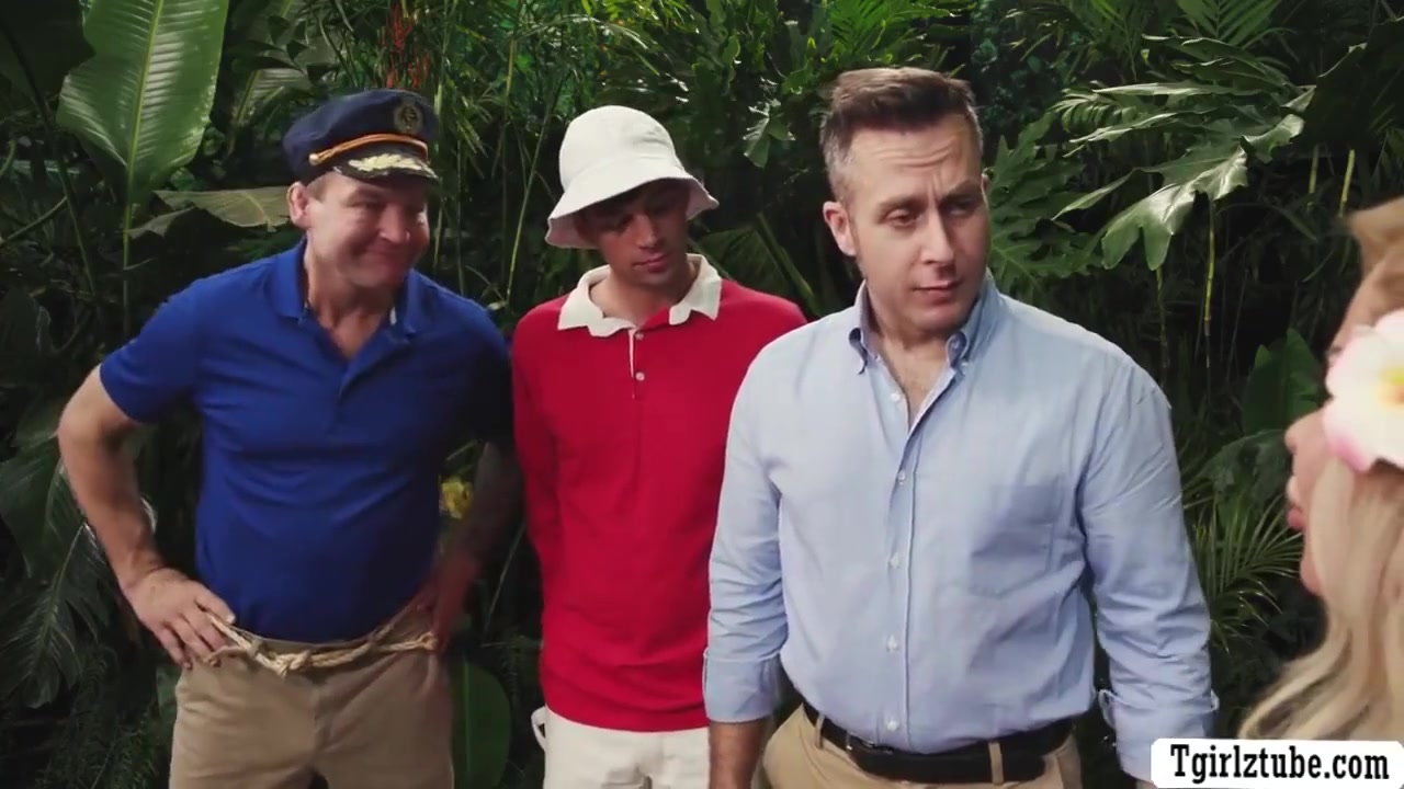 Three Lucky Dudes Meet Gorgeous Ts In The Jungle