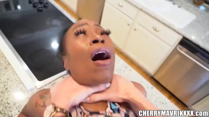Mocha Menages - Big Dicked Ts Cherry Demolishes Mocha Pussy