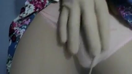 Zentai lori crossdresser in pink frozen panties cums a lot