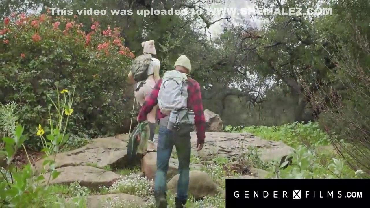 Trans Hottie Smashed Outdoors By Hunk During Camping Trip 9 M - Ember Fiera