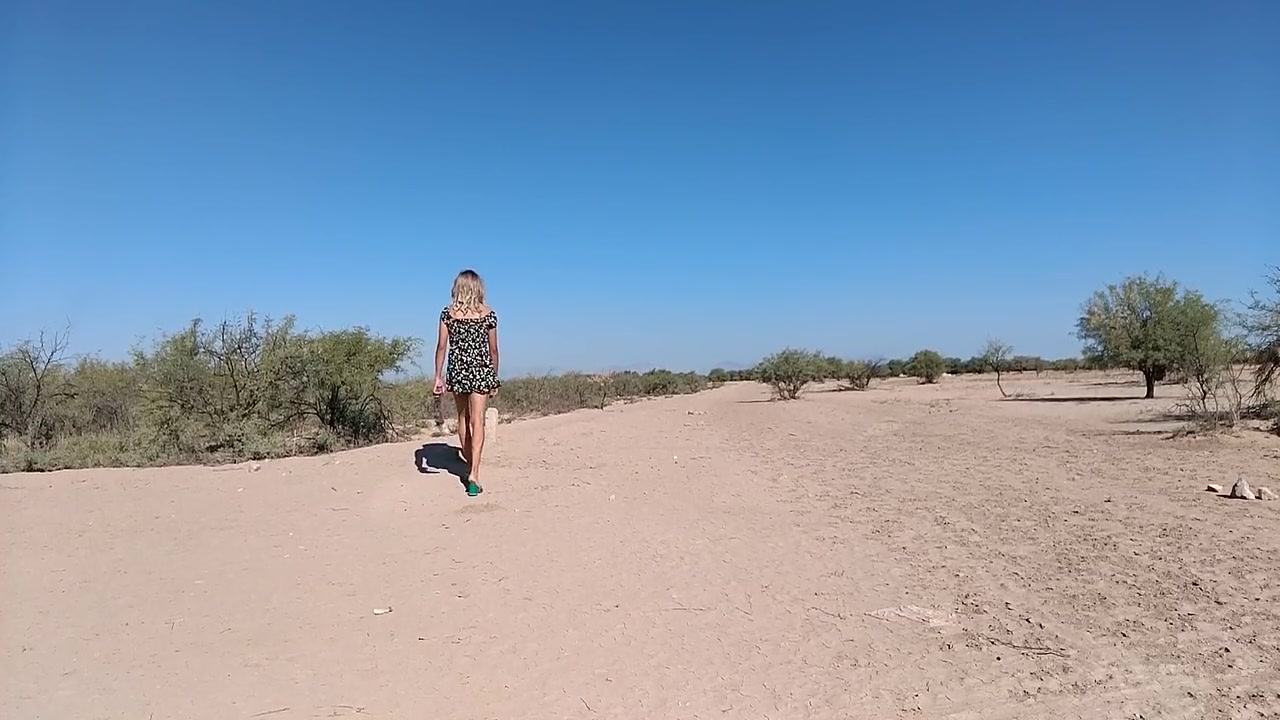 Sweet Hot Trans In Dress And Green Heels Likes To Get Naked In Public With Her Hot Ass And Penis Enjoy Her