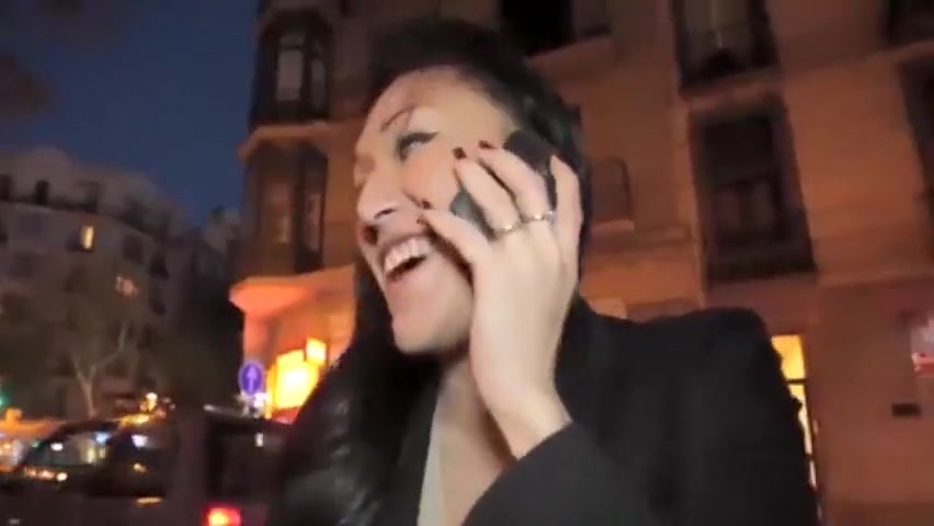 Busty Shemale Make Dude Cumming