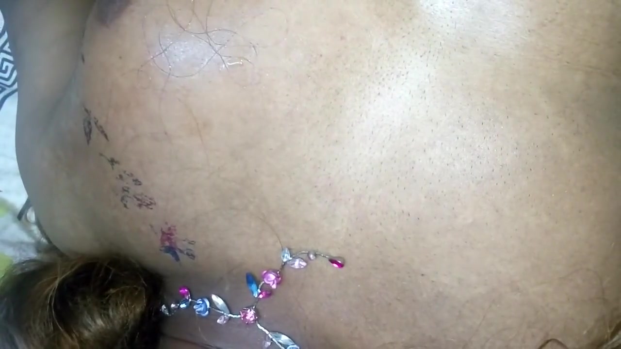 Indian CD Manusha receiving cum on boobs