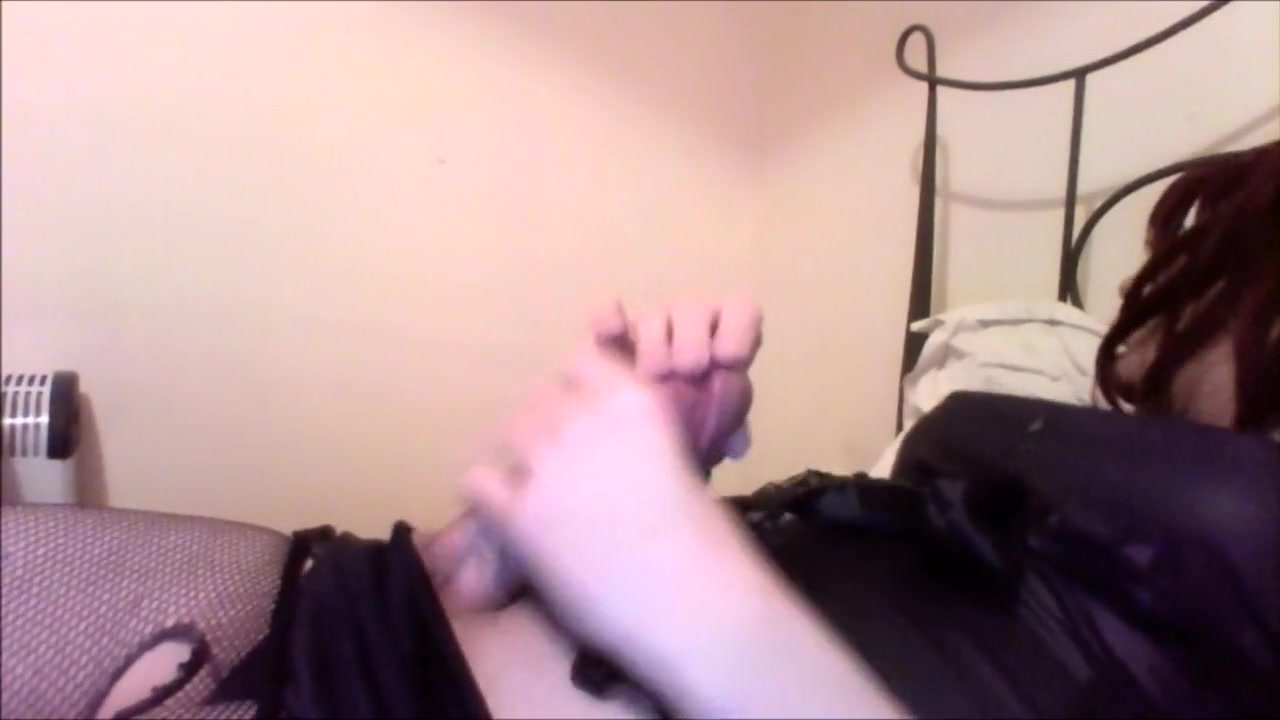 Slow sensual lubed up handjob