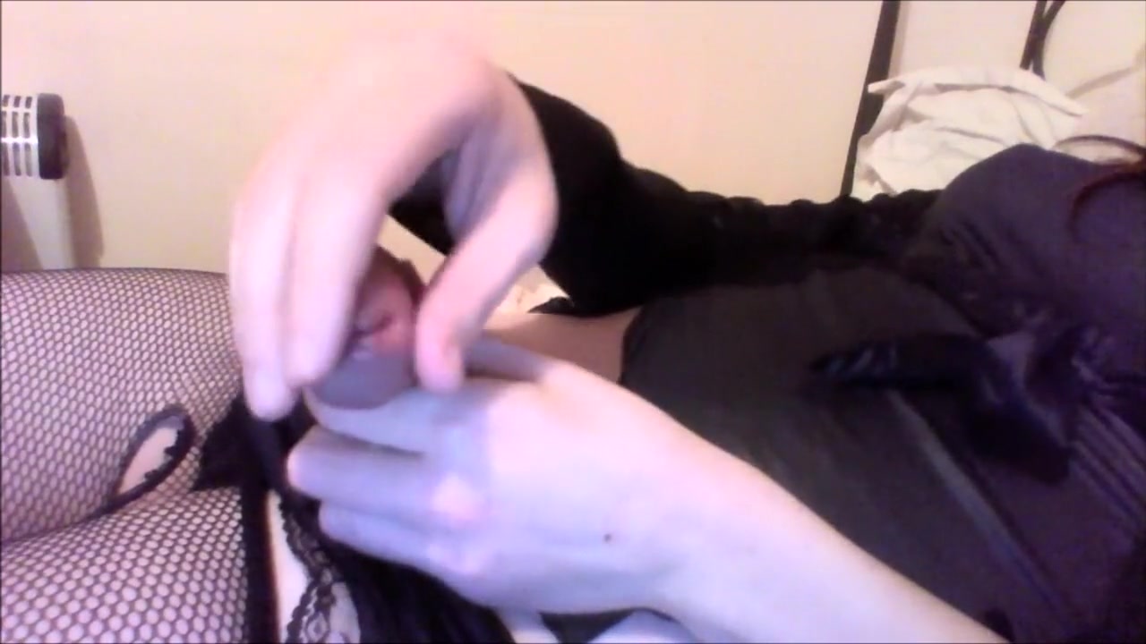 Slow sensual lubed up handjob