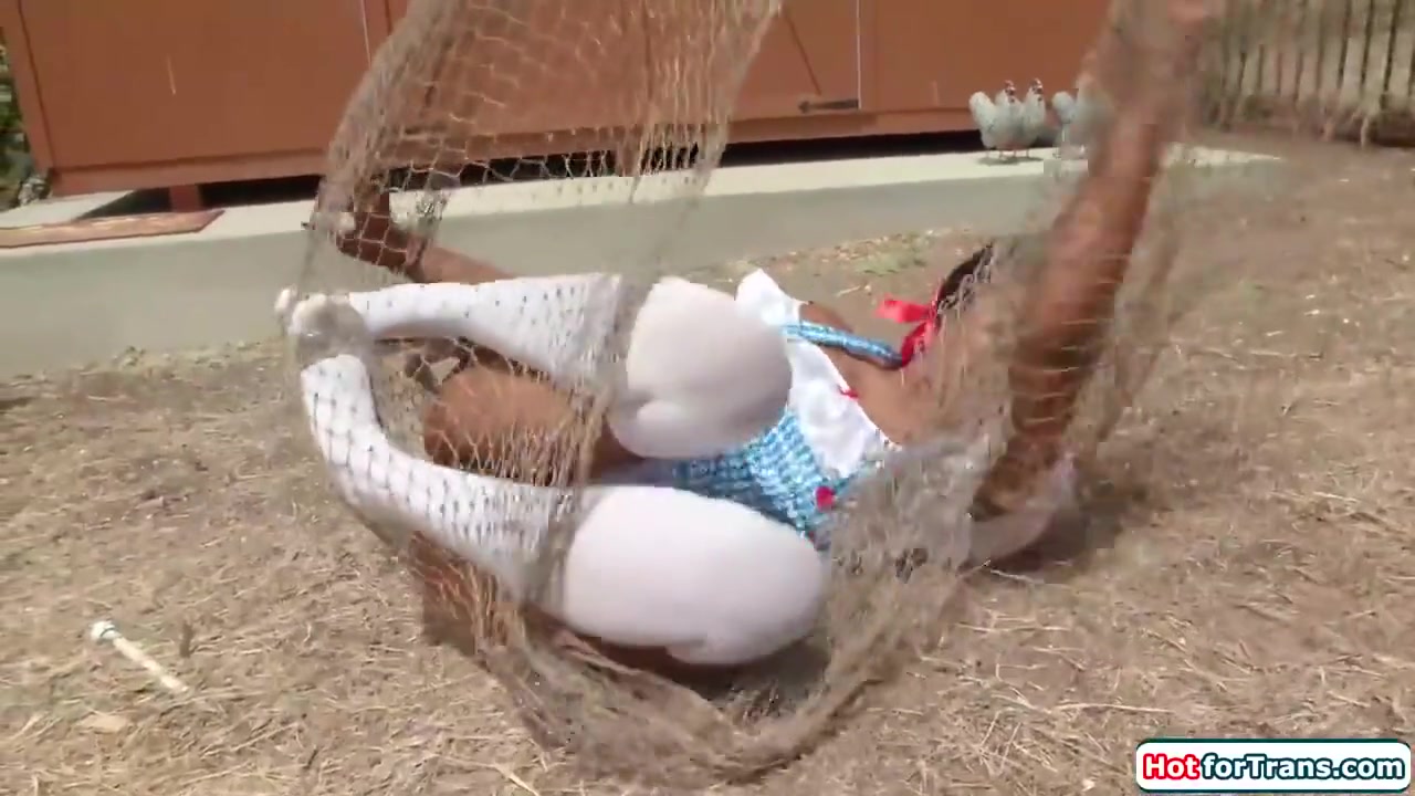 Ariel Demure - Big Tits Shemale Scarecrow Awakens