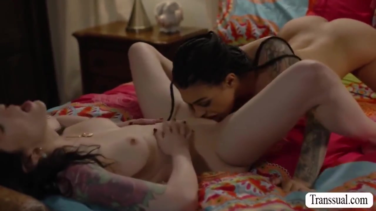 Watch This Ts Fucking Her Hot Stepsister Wet Pussy