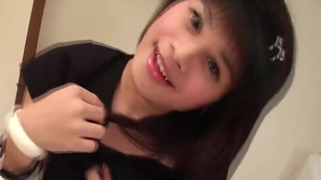 Brunette Ladyboy In Black Dress Jerks Off Her Hairy Cock