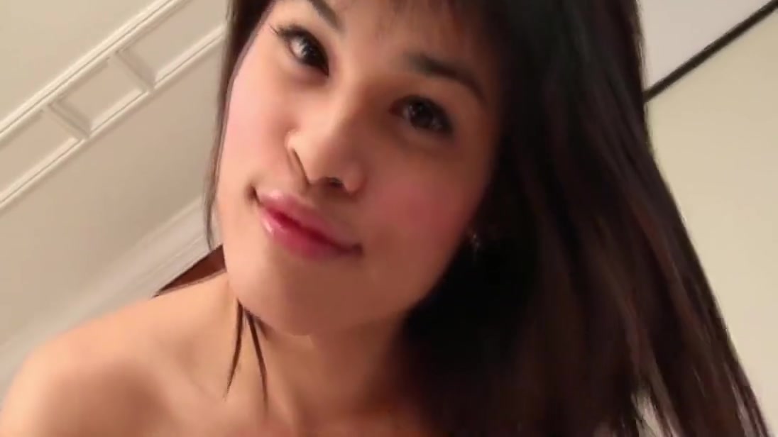 Brunette Ladyboy In Black Dress Jerks Off Her Hairy Cock