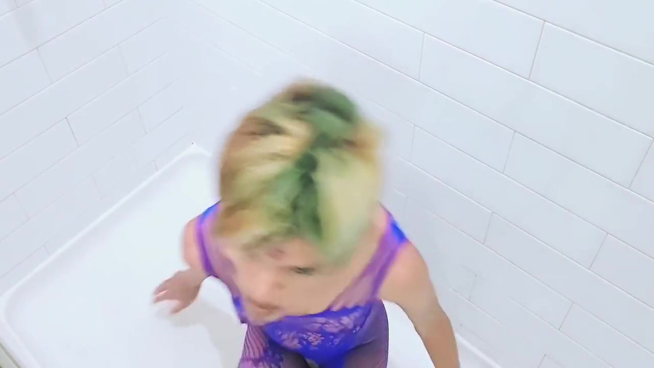 Sexy Trans Girl Preforms Hot Yoga In Electric Blue Bodystocking Sissy Ts Femboy Gymnast 14 Min