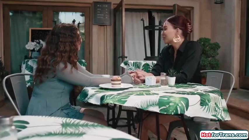 Fucking My Tgirl College Gf In Her Cafe With Big T, Leana Lovings And Emma Rose