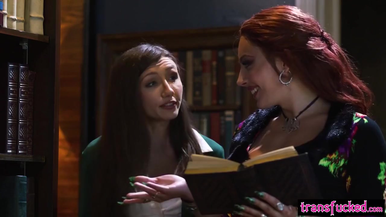 Tranny Fucked Friend In Public Library - Maya Woulfe And Ariel Demure