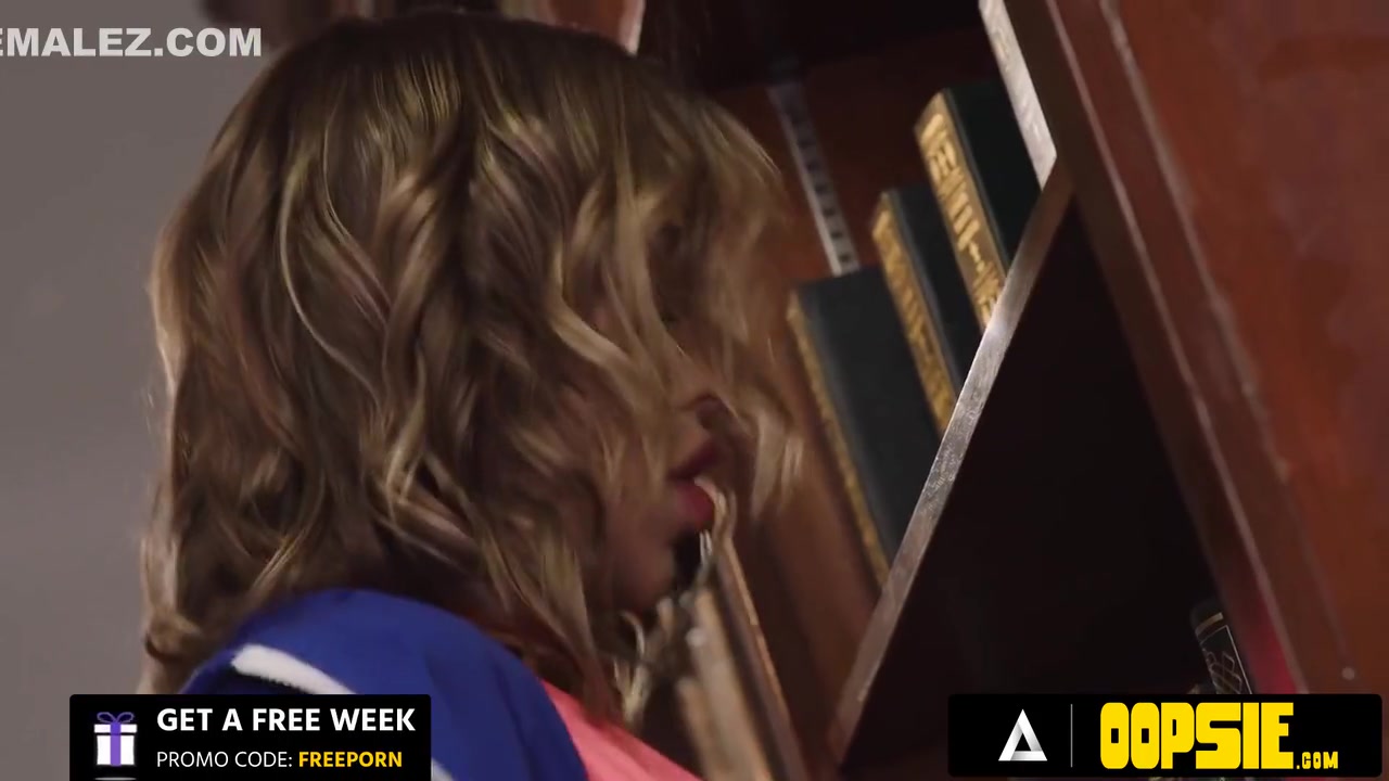 Naughty Double Team Mischievous In Public Library - Kasey Kei, Avery Jane And Emma Rose